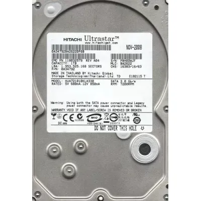 Hitachi 1TB 15 RPM SATA 3.5 Inch Hard Disk 0F10452