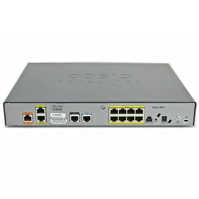 Cisco 892-K9 890 Gigabit Ethernet Security Router - Router - ISDN 8-Port Switch