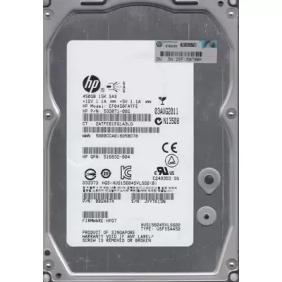 HP 450GB 15K RPM 6Gbps 3.5 Inch SAS Hard Disk 0B24474 533871-002 635329-001 583717-001 HP 450GB 15K RPM 6Gbps 3.5 Inch SAS Hard Disk 0B24474 533871-002 635329-001 583717-001