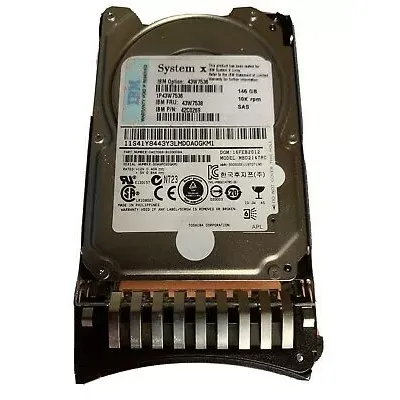 IBM 146GB 10K RPM SFF 2.5 Inch SAS Hard Disk 43W7536 43W7538 42C0269