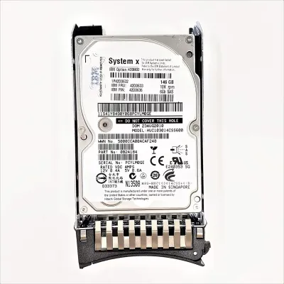 IBM 146GB 10K 2.5 Inch SAS Hard Disk Drive 42D0632 42D0633 42D0636