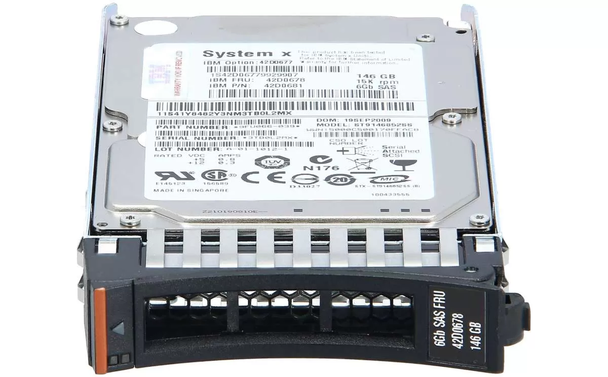 90Y8926 [146GB 15K 6Gbps SAS 2.5型 Gen2 HS] Amazon.com: HP 146GB 15K 6G 2.5 SAS DP HDD 146 sas 16 MB