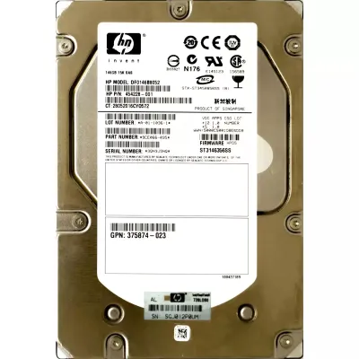 HP 146GB 3G 15K 3.5 Inch SAS Hard Drive 454228-001