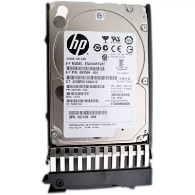 HP 300GB 10K 2.5 Inch SFF SAS Hard Disk Drive EG0300FCVBF 693569-001 507129-004