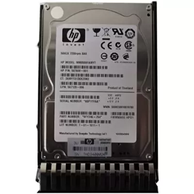 HP 500GB 6Gbps 7.2K 2.5 Inch SAS Hard Disk 507609-001