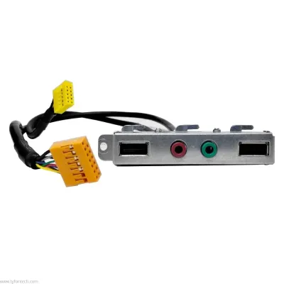 HP 8200e Front Audio USB Panel Cable Assembly 646821-001