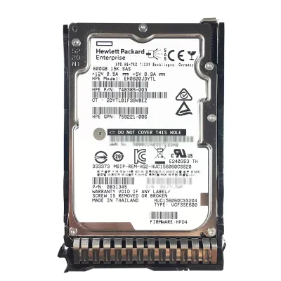 HP 600GB SAS 2.5 Inch 6Gbps 15K Hard Disk 736437-001