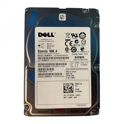 Dell 600GB SAS 10K 6Gbsp 2.5 Inch Hard Disk Drive 9PN066-150 ST9600204SS 7T0DW