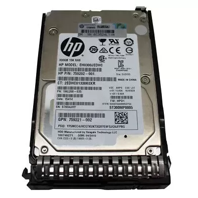 HP 300GB SAS 2.5 Inch Hard Drive 759202-001 1MG200-035 870792-001
