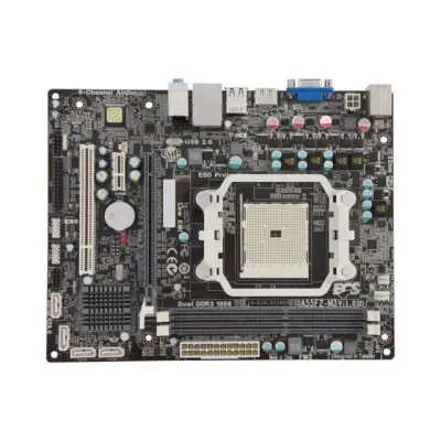 ECS A55F2-M3 1.0 FM2 AMD A55 Hudson D2 HDMI Micro ATX AMD Motherboard