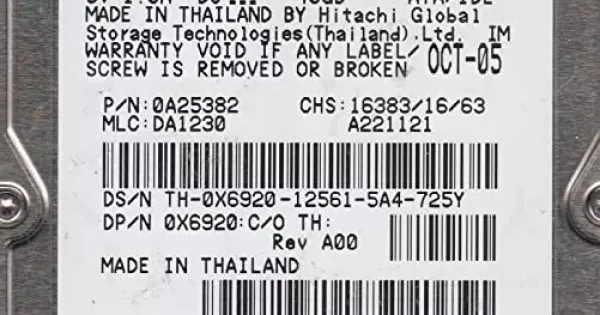 Hitachi 40 GB Ide PATA 2.5