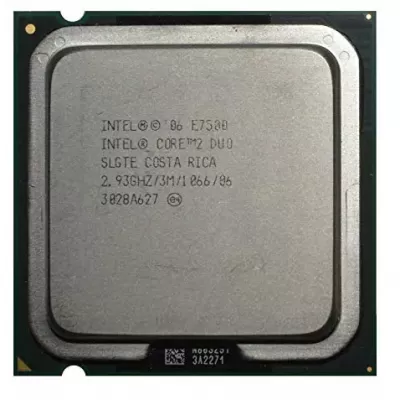 Intel Core 2 Duo 2.93GHz 1066MHz 3MB Dual Core processor E7500