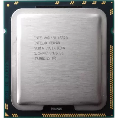 Intel Xeon processor L5520 8M Cache 2.26 GHz 5.86 GT/s Intel QPI