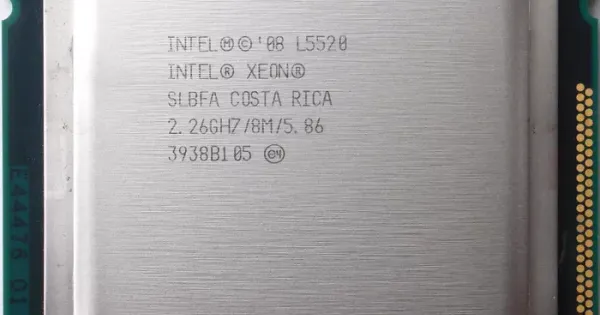 Intel Xeon processor L5520 8M Cache,2.26 GHz,5.86 GT/s Intel QPI