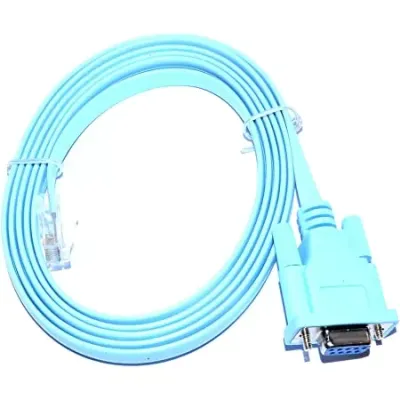 Cisco 72-3383-01 6ft Rollover Console Cable DB9 Female To RJ45 Male Cisco 72-3383-01 6ft Rollover Console Cable DB9 Female To RJ45 Male