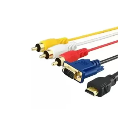 HDMI Male to VGA+3 RCA HMVRM01503 cable