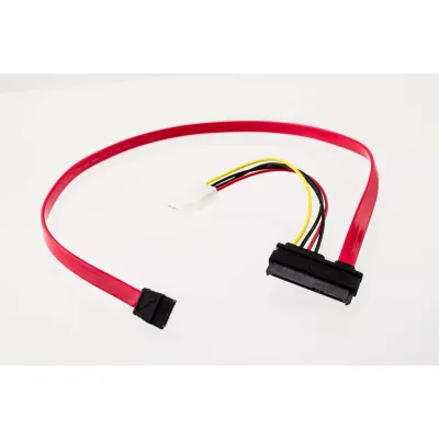 Amphenol 7p SATA to 22p SATA + LP4 Power Cable