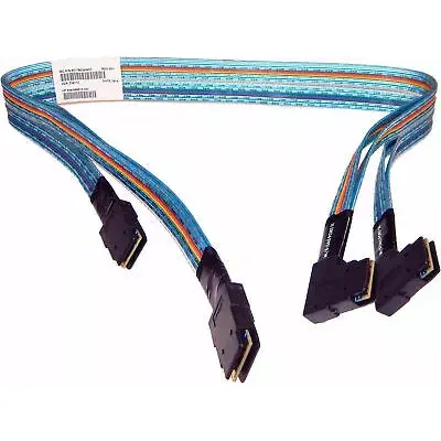 HP DL380E G8 DL385P G8 Dual mini SAS ribbon cable 686614-001