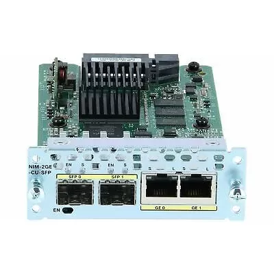 Cisco NIM-2GE-CU-SFP 2-Port Ge Wan Nim Dual-Mod