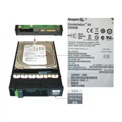 Fujitsu Eternus DX8090 S2 2TB SAS 3.5 Inch 7.2K Disk Storage Array CA07339-E062