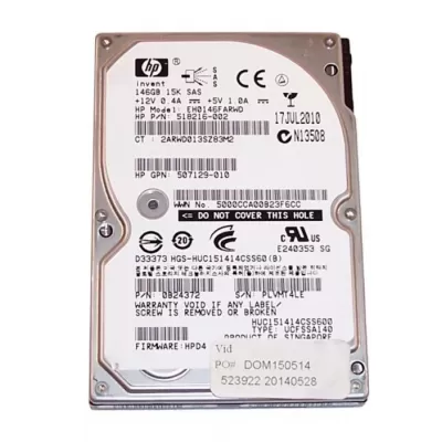 HP 146GB 15K SAS 2.5 Inch Hard Drive 512744-001 518216-002 507129-010 EH0146FARWD