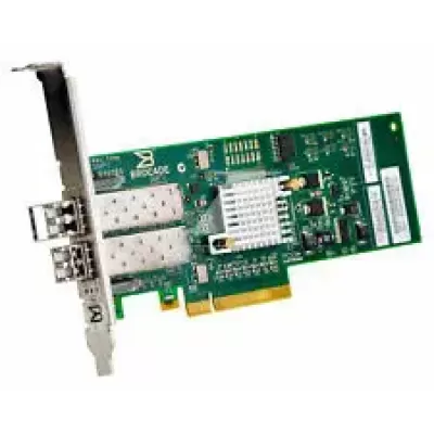 Brocade 825 Dual Port FC HBA 8Gbps PCI-E with SFP high profile bracket 84-1000446-01