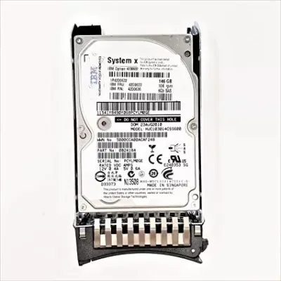 IBM 146GB 10K 6Gbps 2.5 Inch SFF Hard Disk 42D0632 42D0633 42D0636 9FJ066-039 HVC103014CSS600