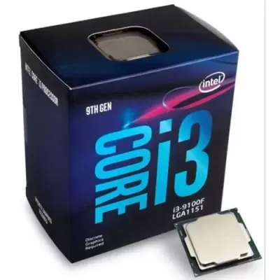 Intel CPU 9th Gen I3-9100F Graphic Compulsory