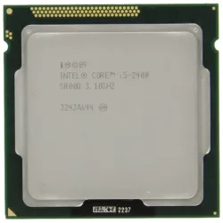 Intel Core 2400 i5 3.1 GHz 6 MB Cache LGA 1155 Quad-Core Processor