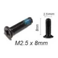 Laptop M2.5X8 Width 2.5MM Height 8MM Screw - 50 Pieces Laptop M2.5X8 Width 2.5MM Height 8MM Screw - 50 Pieces