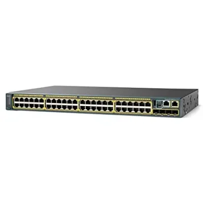 Cisco 48Port 2960S Series Ethernet Switch with Dual Port 10G Uplink