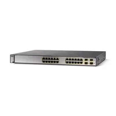 Cisco Catalyst WS-C3750G-24TS-S 24Ports Managed Switch