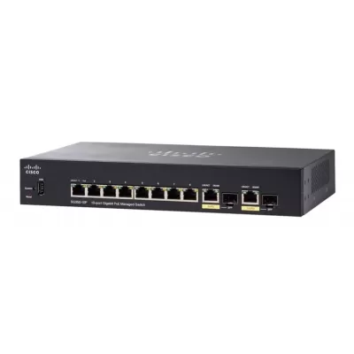 Cisco SG350-10P-K9-IN 10-Port Gigabit Managed Switch