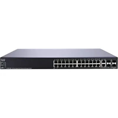 Cisco SG500-28P 28-port Gigabit PoE Stackable Managed Switch