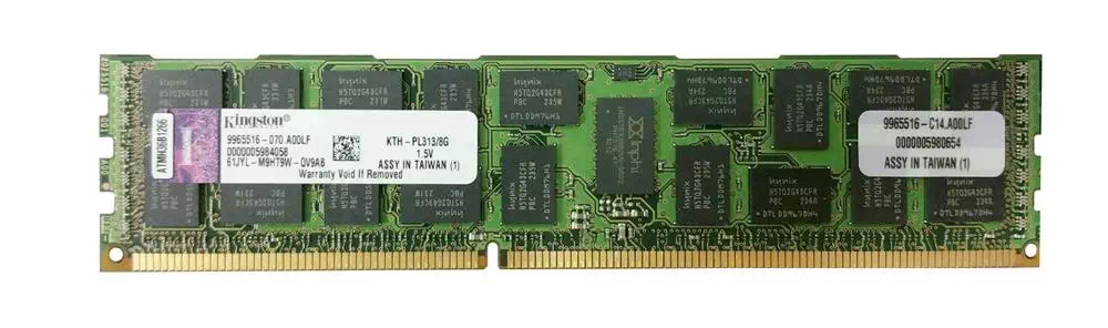 【中古】「非常に良い」Kingston 8GB DDR3-1333 Reg ECC Module KAC-AL313/8G Kingston 8GB 1333Mhz PC10600 DDR3 CL9 RAM ECC Registered 9965516