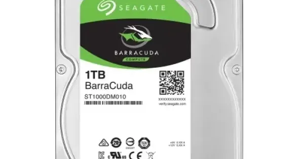 Seagate ST1000DM010 1TB 7200RPM 3.5 Inch SATA Desktop Hard Drive