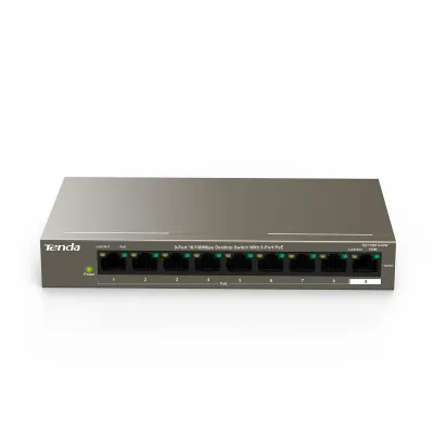 Tenda Poe Switch 8 Port 8 plus 1 Up Link TEF1109P