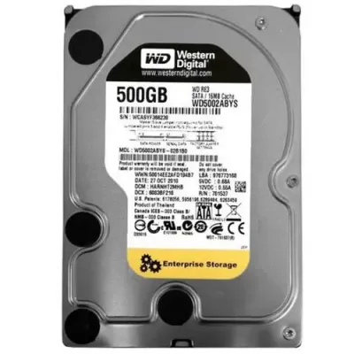 Western Digital 500GB 7.2K RPM SATA 3.5 Inch Hard Disk WD5002ABYS