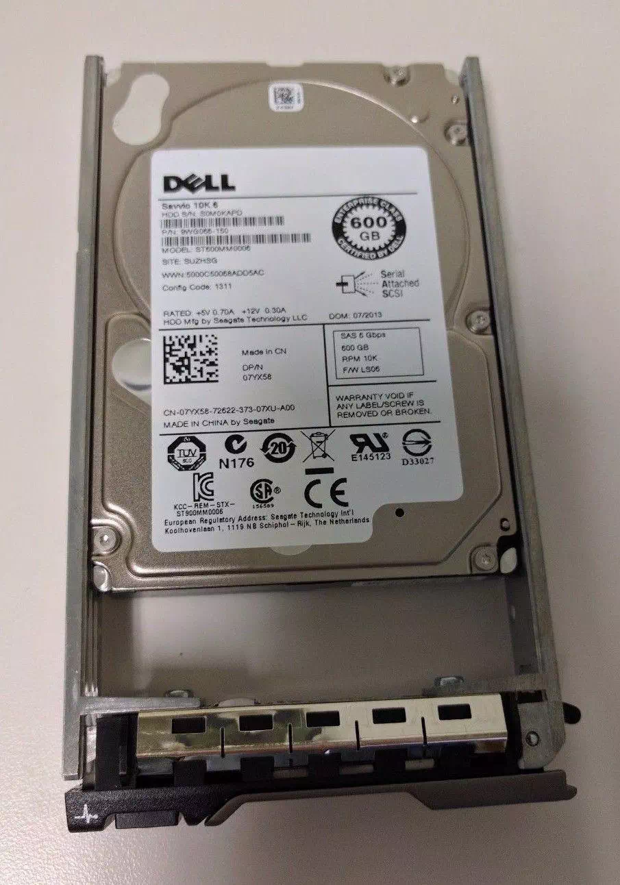 Dell G76RF 600GB 10k RPM 2.5インチ 64MB SAS-6Gb/s HDD (更新済み) Dell G76RF 600GB 10k RPM 2.5インチ 64MB SAS-6Gb/s HDD (更新済み)
