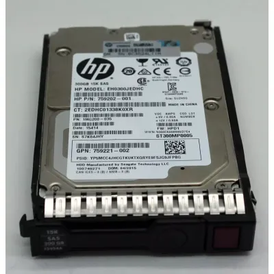 HPE 300GB 12G SAS 15K 2.5" 759202-001