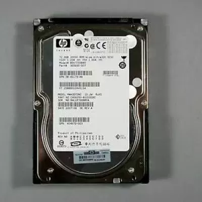 HP 72.8GB 15K RPM 3.5 inch uscsi 80 pin hard disk A9761-69001