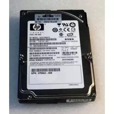 HP 72GB 10K 3G DP 2.5" SAS HDD 430165-002 375863-008