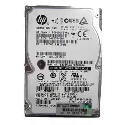 HP 900gb 10k 6g dp 2.5 inch sas hard disk 641552-004 719426-001719429