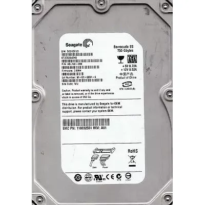 Seagate Barracuda 750GB 7.2K 3.5 SATA HDD 9BL148-138