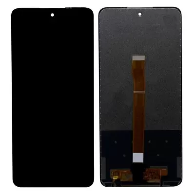 LCD with Touch Screen for Micromax IN Note 1 - Black (Display Glass Combo Folder)