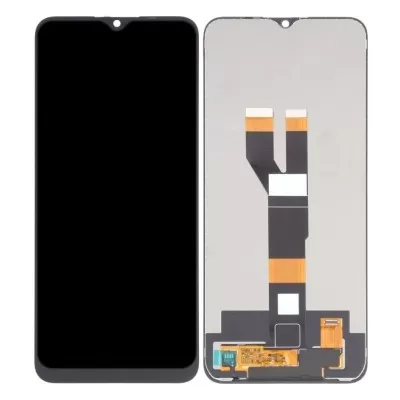 LCD with Touch Screen for Realme C11 2021 - Black (Display Glass Combo Folder)