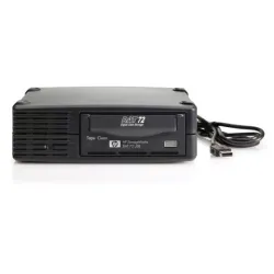 HP storageworks DAT72 USB external tape drive DW027A