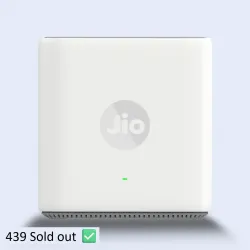 JIO JIDU6601 WiFi 6 Dual Band Gigabyte Router 2402 Mbps 5GHz 2.4GHz No Return