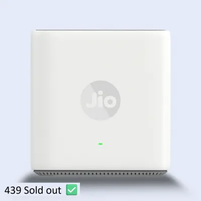 JIO JIDU6601 WiFi 6 Dual Band Gigabyte Router 2402 Mbps 5GHz 2.4GHz No Return