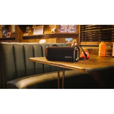 Sony New ULT Field 5 Wireless Bluetooth Speaker, 25hrs Playtime, Massive Bass, Shoulder Strap, Built in Power Bank, IP67 Water & Dustproof, Quick Charge, 360 Party Light, Party Connect-Black Sony New ULT Field 5 Wireless Bluetooth Speaker, 25hrs Playtime, Massive Bass, Shoulder Strap, Built in Power Bank, IP67 Water & Dustproof, Quick Charge, 360 Party Light, Party Connect-Black
